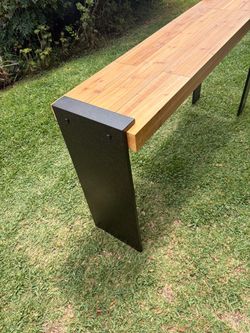 Modern Wood and Metal entry way table new in box 📦