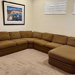 Large Sectional Game room Sofa With Chaise