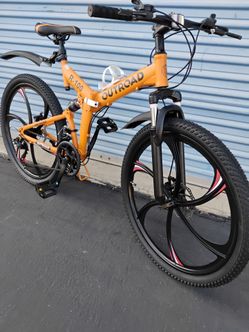 Bike new folding fits in the trunk of your car