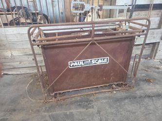 Paul Livestock Scale Heavy Duty Metal