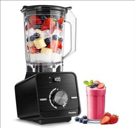 Professional High Power Blender, 2026 Upgraded 3.5HP Motor 30000 RPM, Heavy Duty Countertop Blender for Milkshake, Smoothie, Frozen Fruit & Ice, Hot S