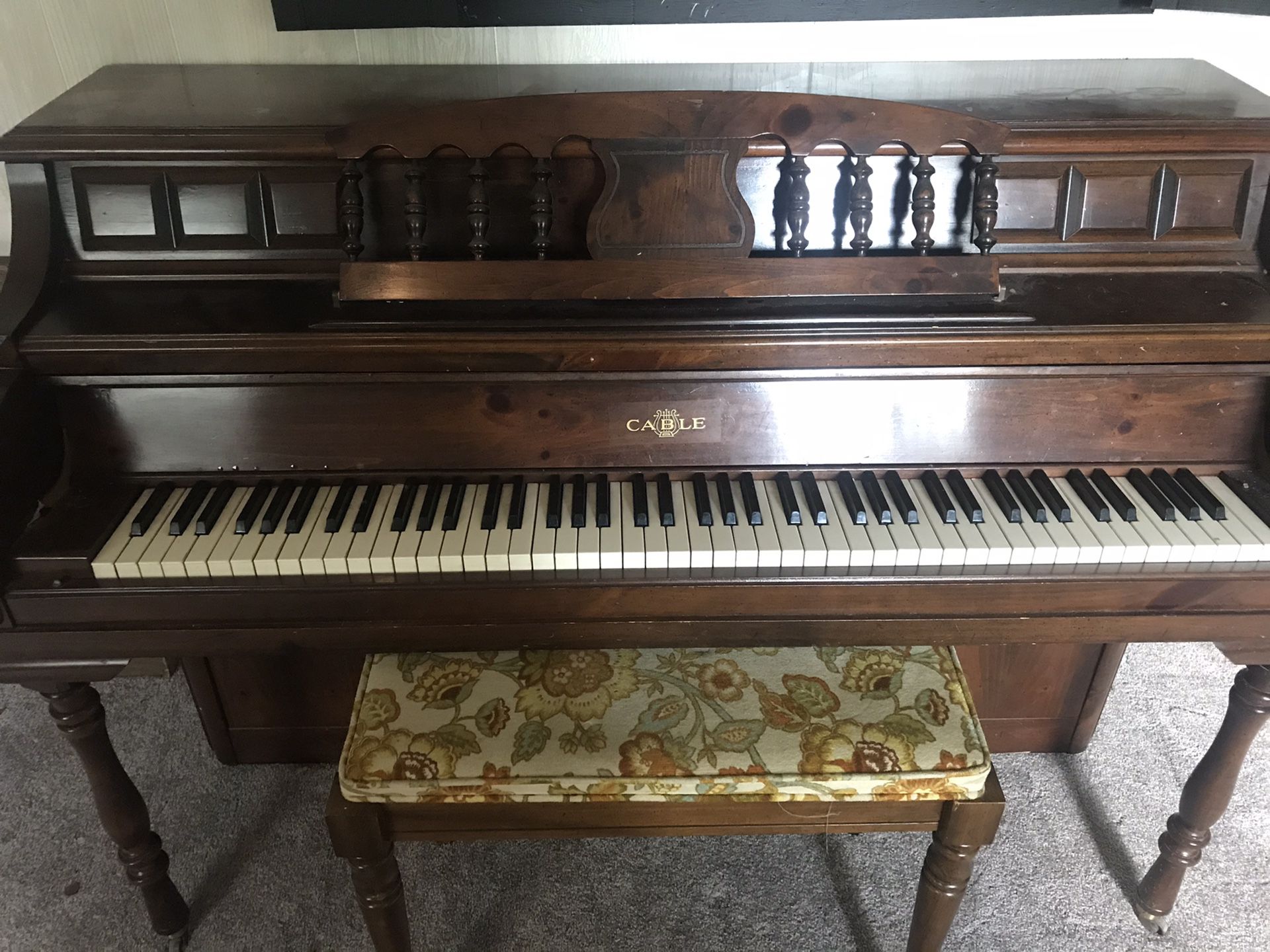 Antique Cable Piano