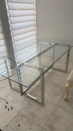 Modern Glass Dining Table