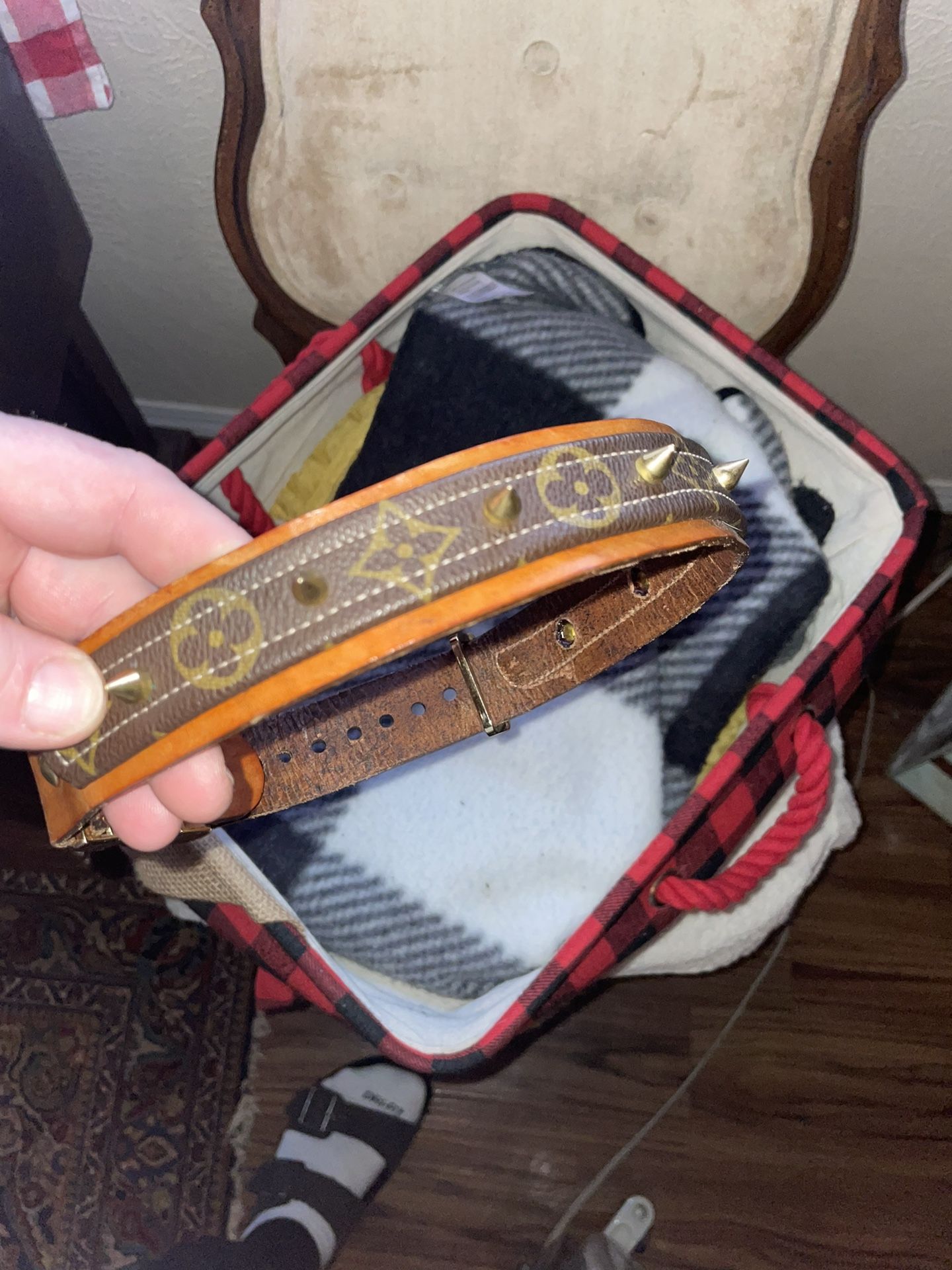 Custom Louis Vuitton Dog Collar