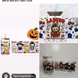 Halloween Labubu Cups
