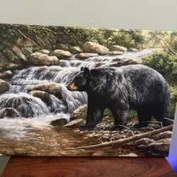 Animal/mountain Canvas  13.5” X 18”. $20