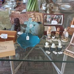 Assorted Decorative Items figurines sculptures pottery priced in photos