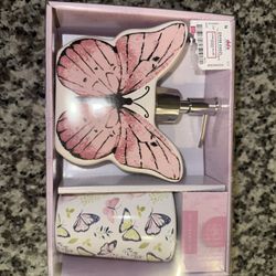 Butterfly Bathroom Set