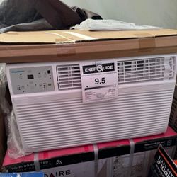 10,000 BTU (DOE) 115-Volt Through-the-Wall Air Conditioner Cools 450 sq. ft. with Remote Control in White