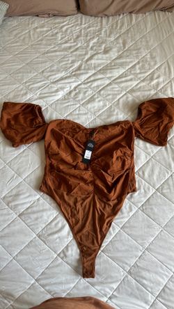New brown top size 1x