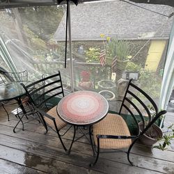 Mosaic bistro set