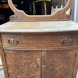 1910 Era Wash Stand Oak 