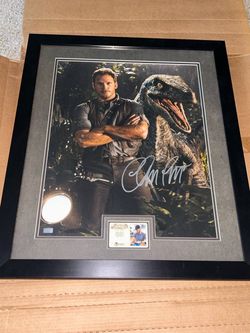 Jurassic park autographed picture