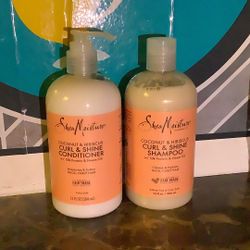 Shea Moisture Coconut & Hibiscus Shampoo 1-Conditioner 2 For $12