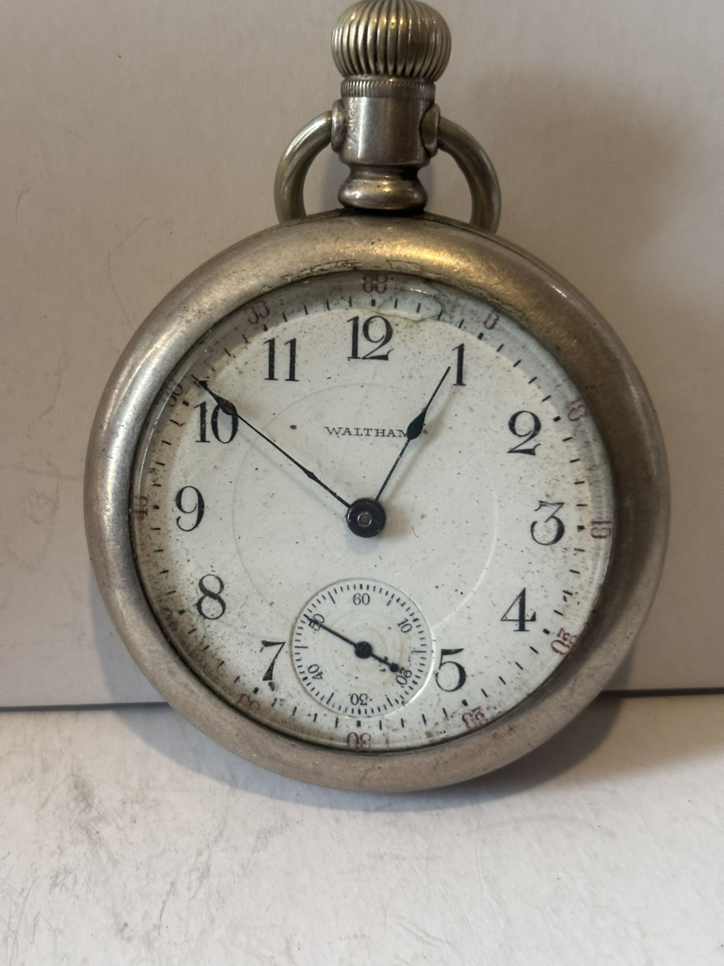 Silver Waltham Pocket Watch