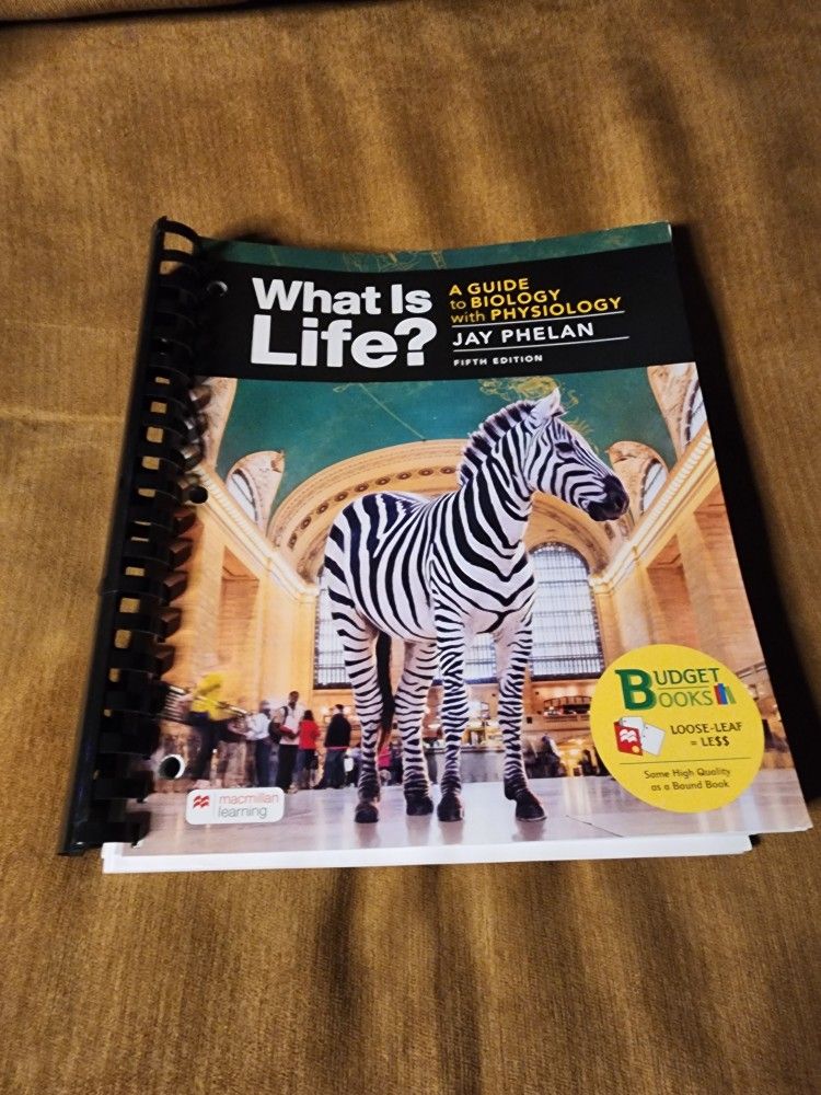 What Is Life? A Guide To Biology With Psychology Fifth Edition College Textbook.