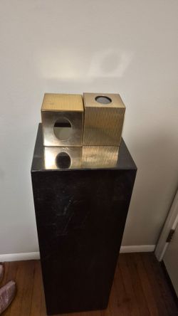 Gold Tissue/Napkins Boxes