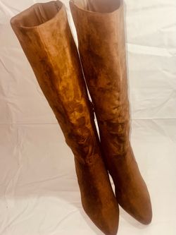 Universal Threads Knee High Brown Faux Suede Boots Sz 9