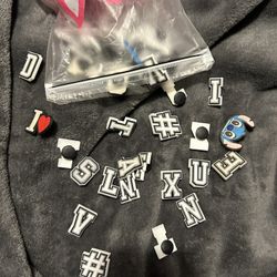 bag full of croc charms 