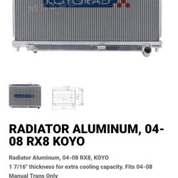 Mazda Rx8 Koyorad