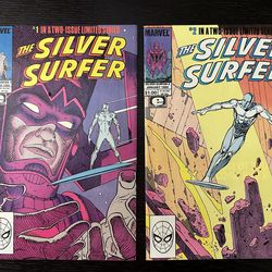 Silver Surfer #1 & #2 Lot (Moebius Art)