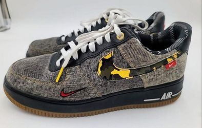 Nike Air Force 1 Low Remix Black SIZE 9 - DB1964-001