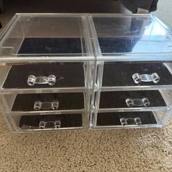 Makeup Organizer Drawer Stackable Design Cosmetic Storage Box for Eyeshadow and Jewelry Desktop Makeup Holder for Bathroom Use