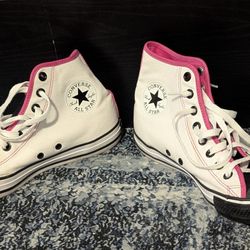 J. Custom Converse "Chucks" - Wrestler Bret "Hitman" Hart Style