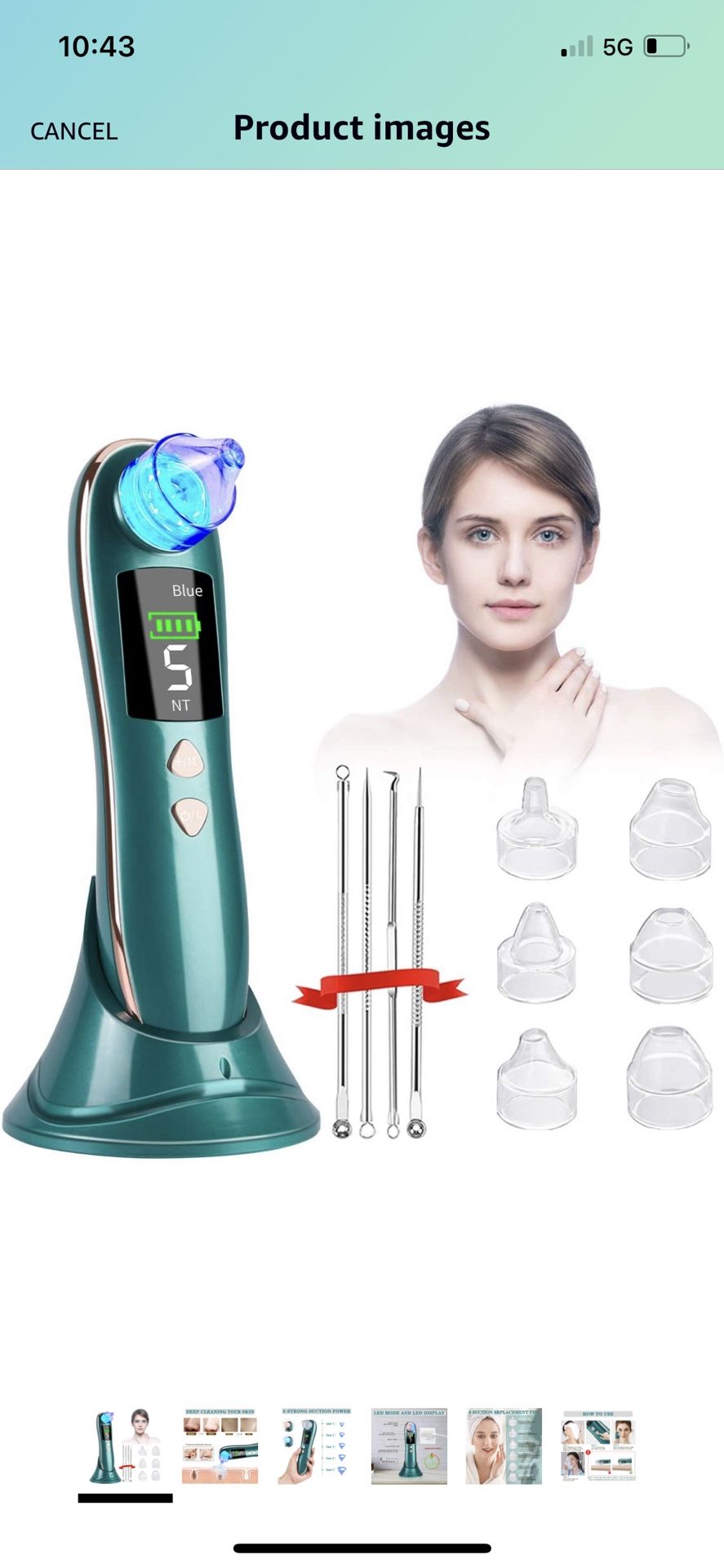 CLEASO Blackhead Remover Pore Vacuum