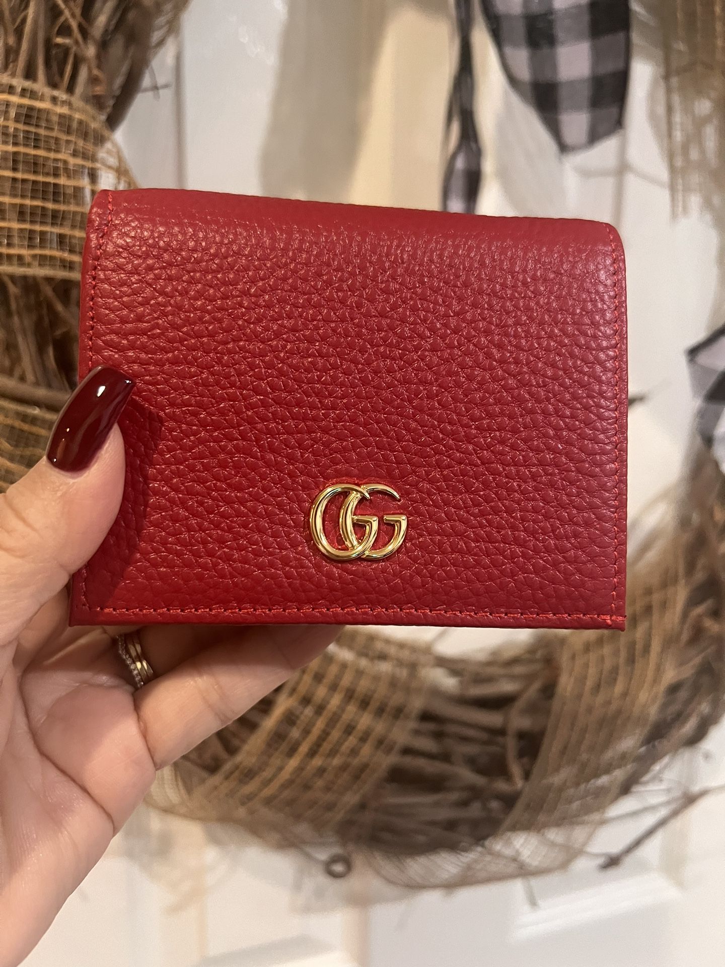 Genuine Leather Half Wallet