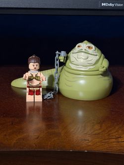 Lego Princess Leia Slave sw0485 & Jabba The Hutt sw0402