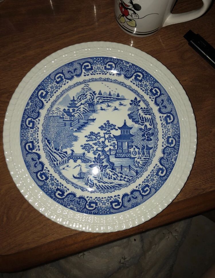 The Spode blue room plate