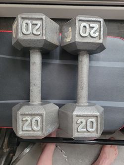 20lb dumbells for warm up reps