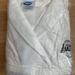 BRAND NEW SEALED LAKERS TERRY ROBE ONE SIZE FITS ALL