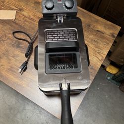 New 3.2 Quart Electric Deep Fryer 1700W Stainless Steel