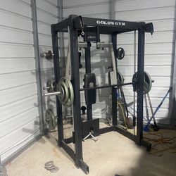Golds Gym Smith Machine