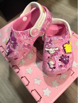 Hello kitty crocs