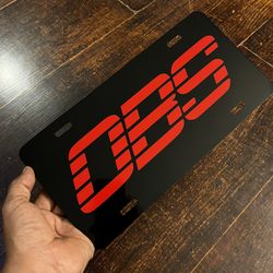 OBS License Plate