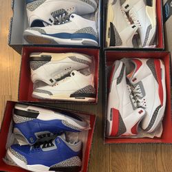 Air Jordan 3 Collection Brand New Exclusive 100% Authentic