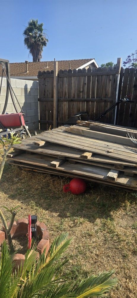 Used Wood Fence