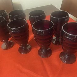 10 Oz Footed Tumbler 557 Ruby And Desert Bowl by CO-OPERATIVE FLINT 