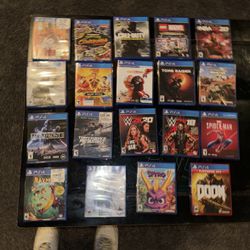 19 PS4 Games Entire Lot For Sale Best Offer 