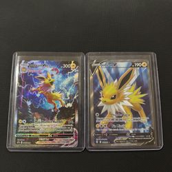 Pokemon Jolteon VMAX #SWSH184 And Jolteon V #177/203