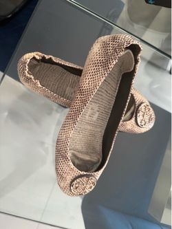 Tory Burch - Reva snakeprint flat
