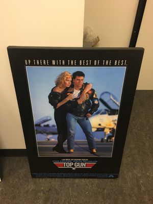 Photo Top Gun Canvas Poster