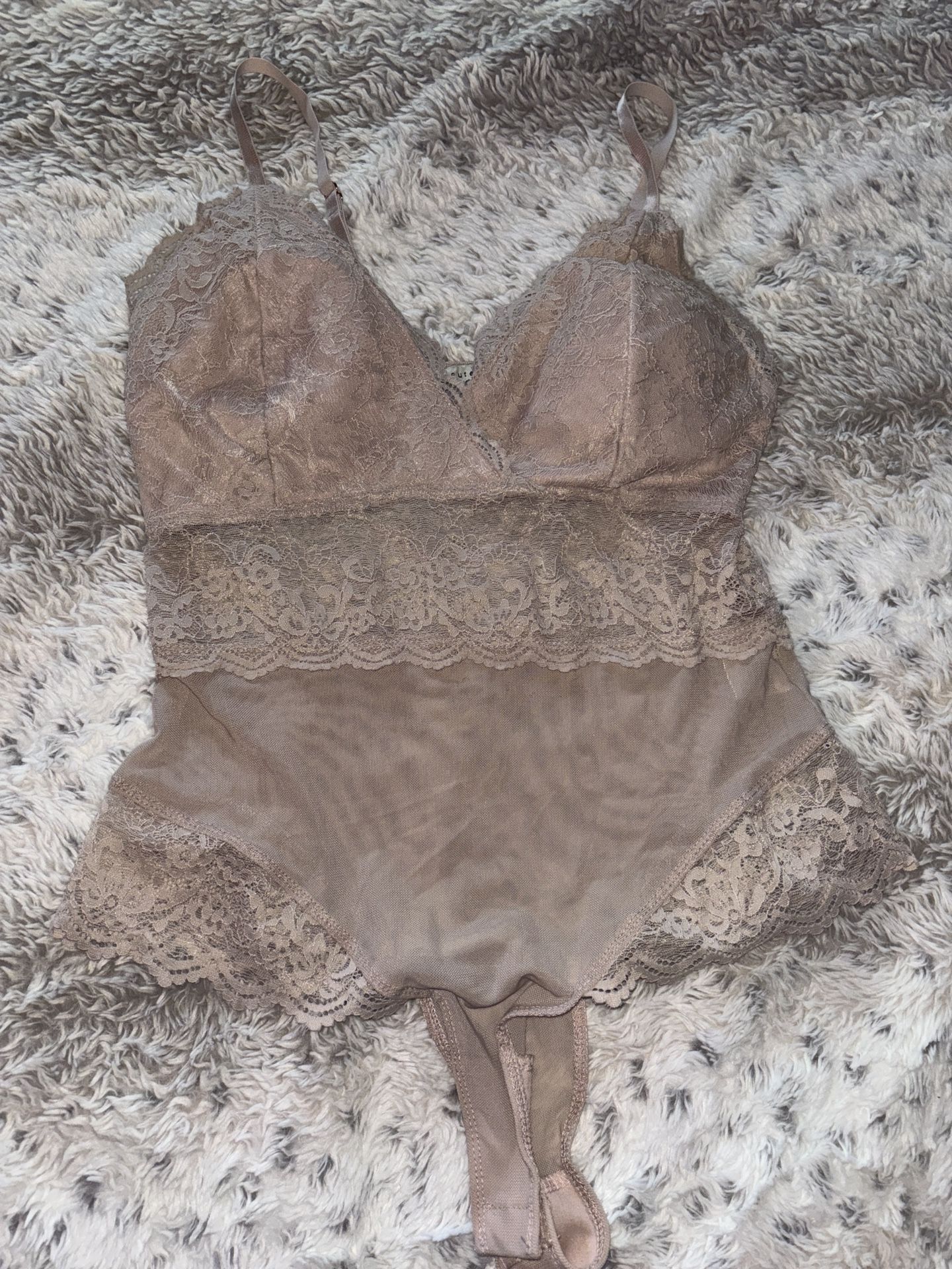 Lace NUDE Bodysuit