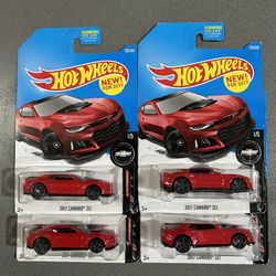 2017 CAMARO ZL1 RED $10 EACH HOTWHEELS