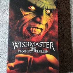 Wishmaster 4: The Prophecy Fulfilled VHS Movie