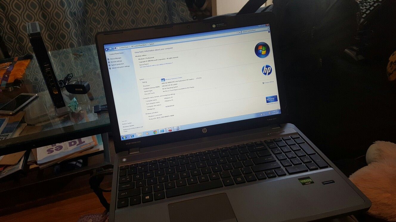 HP ProBook 4545s AMD Vision Pro 16" Screen,