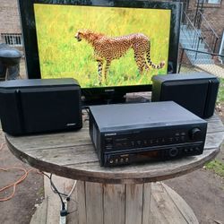 40"SAMSUNG 1080P TV/ROKU STREAMING STICK/330W PIONEER RECEIVER/BOSE 201 SPEAKERS $450 FINAL PRICE 